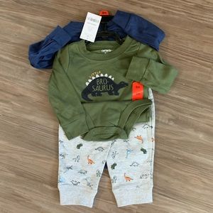 NWT Carter’s Little Bro-saurus 3 piece set